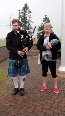 Jeannine and her piper...