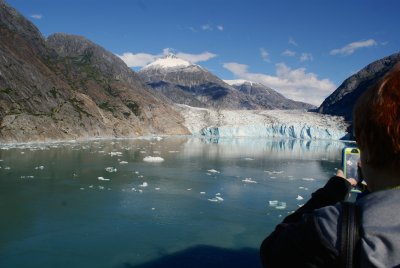 Glacier at Endicott Arm