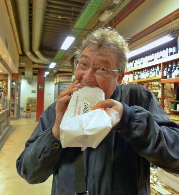 The invisible sandwich of Porchetta which Sergey had for breakfast