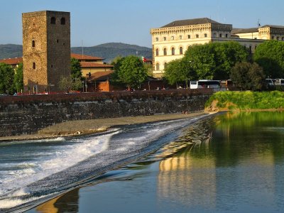The Arno river late in the afternoon...