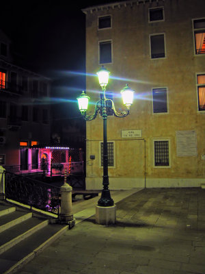 The street lamp of Ca' di Dio...