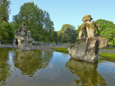 The fountain of the Twelve Months in Valentino Park