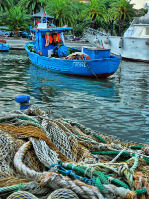 Looking at fishing boats...