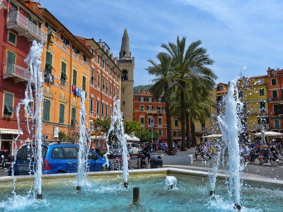 At the end of our boat trip we landed to Lerici...