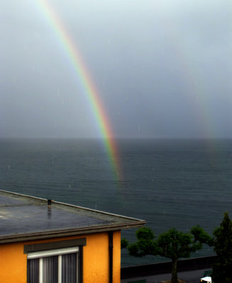 Rain & rainbow...