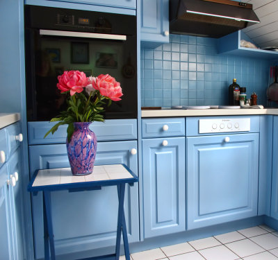 Blue kitchen...