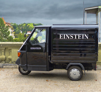 I think Professor Einstein would have liked to drive this vehicle...