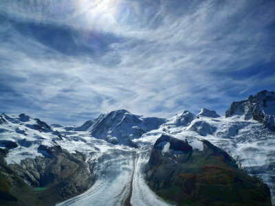 The Gorner Glacier