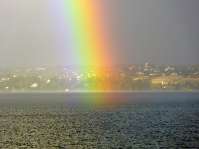 On the other side of the lake....