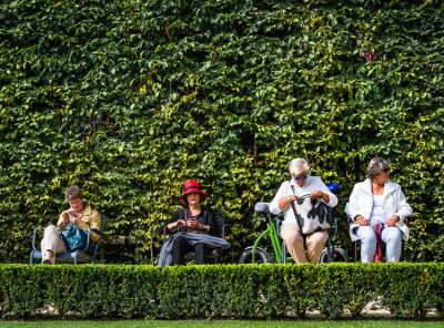  Ladies in the Garden 