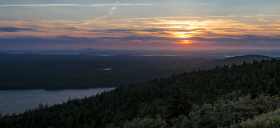  Sunset at Cadillac Mountain 