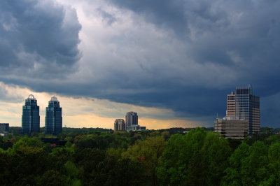 the view from my office deck, dunwoody, georgia