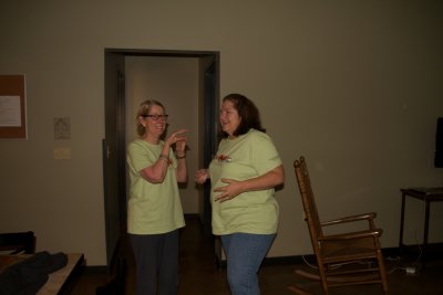 Sharing a moment and a t shirt