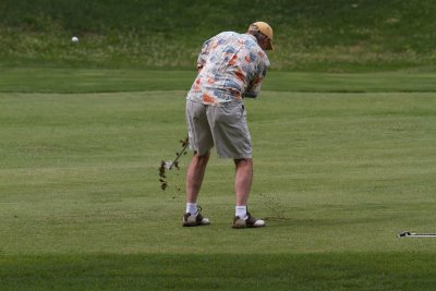 A divot