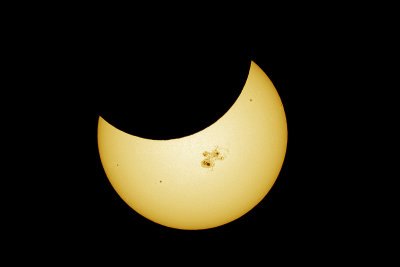Oct. 23, 2014 Partial Solar Eclipse