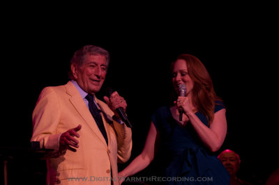 Tony Bennett with his daughter Antonia