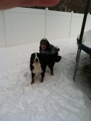 Everest loves the snow!