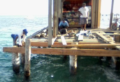 Dock repair Caye Caulker.jpg