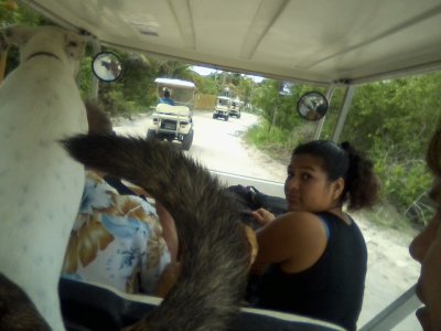 Marisa on our way to the water taxi.jpg