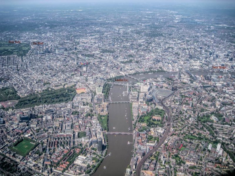 Aerial View of London