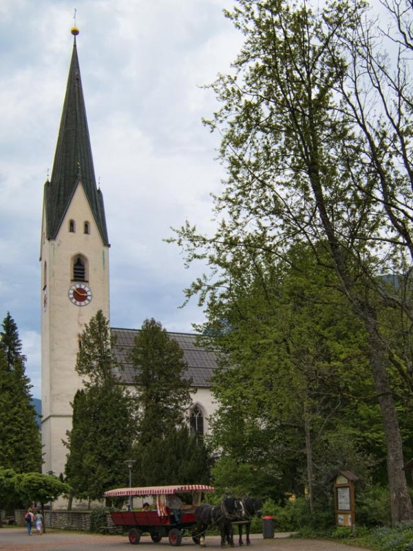 Katholische Pfarrkirche St Johann Baptist, Oberstdorf, Germany