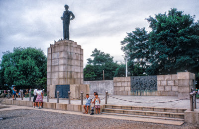 General Douglas MacArthur Statue in Incheon Park.