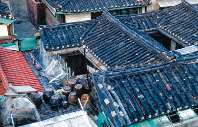 Kimchi preparing pots