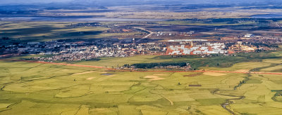 Helicopter view of Camp Humphreys