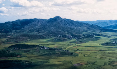 Helicopter view of the local area