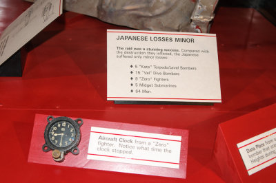 Minor Japanese losses in the   Pearl Harbor Attack