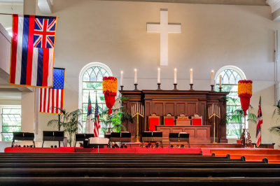 Bell Choir setup for the church service