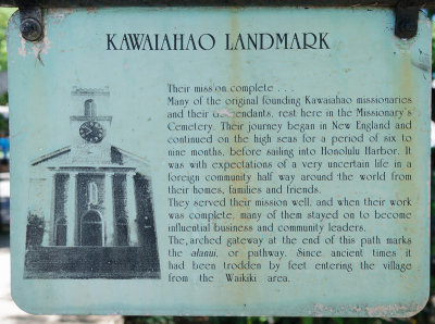 Kawaiaha'o Landmark