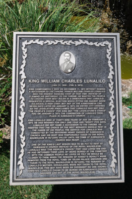 Lunalillo Plaque