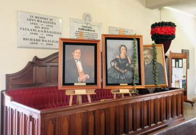 Royal Pew in rear of Church