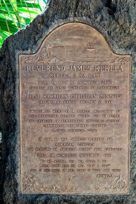 Headstone on the surrounding church grounds with an interesting epitaph