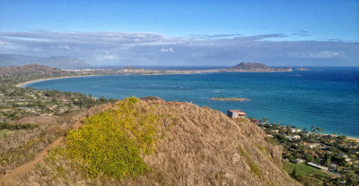  View of a Pillbox and Mokapu peninsula 