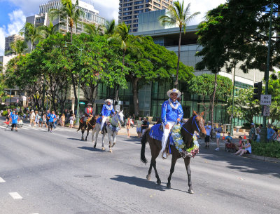 Ni'ihau Pa'u Princess entourage