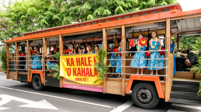 Hula dancers from Ka Hale I O Kahala