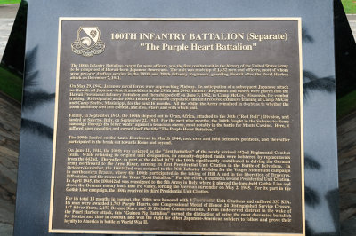 100th Infantry Battalion (Separate), The Purple Heart Battalion.