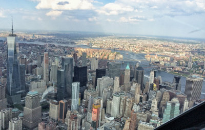 World Trade Center and lower Manhattan