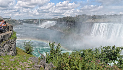 Rainbow at the Falls edge