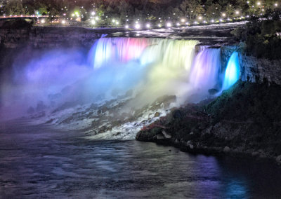 American and Bridal Veil Falls