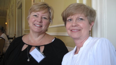 Cindy and Jo at DPS luncheon
