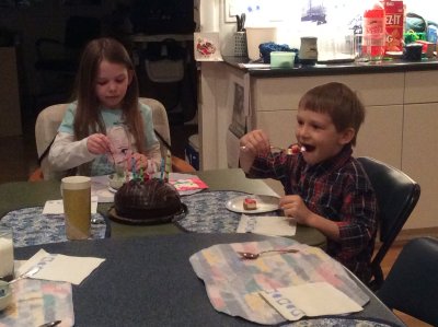 Cake at Grandma Bee's