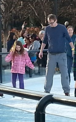 Skating at the Plaza
