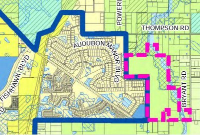 Map CPA 13-07 Fish Hawk Trails, Blue USA
