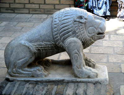 Lion sculpt  Boukhara