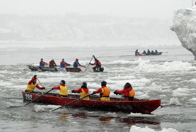 La course en canot du Grand dfi 2014