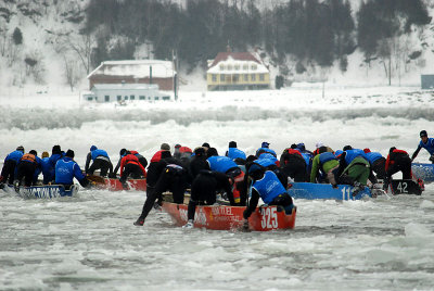 La course en canot du Grand dfi 2014