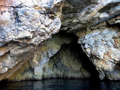 Promenade en bateau  la Grotte bleue, Malte